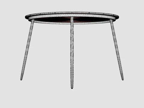 Padova Table 3D Model