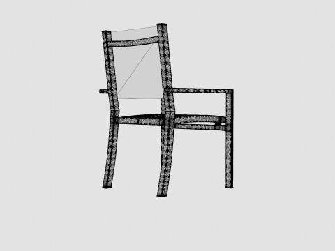 Palermo Dining Chair 3D Modell