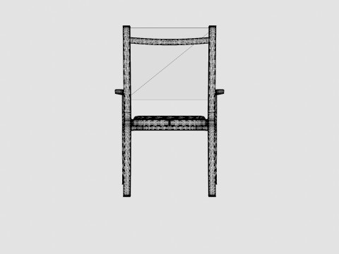 Palermo Dining Chair 3D Modell