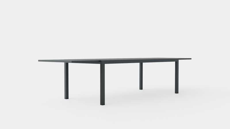 Palermo Extension Table 3D Model .c4d .max .obj .3ds .fbx .stl .blend 