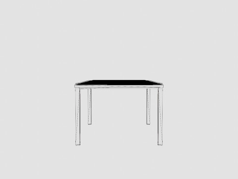 Palermo Extension Table 3D Model