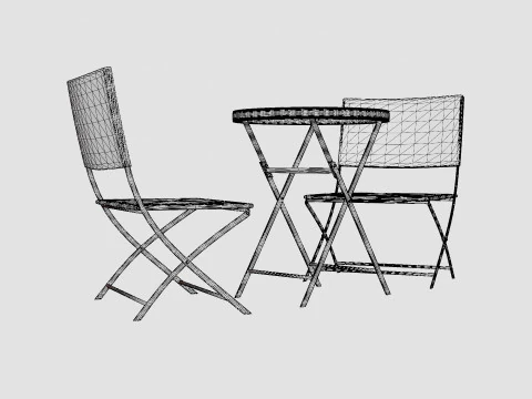 Paloma Cafe Set 3D Model