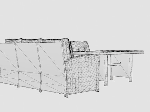 Paloma Corner Set 3D Model
