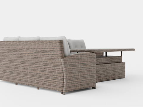 Paloma Corner Set Adjustable Model 3D