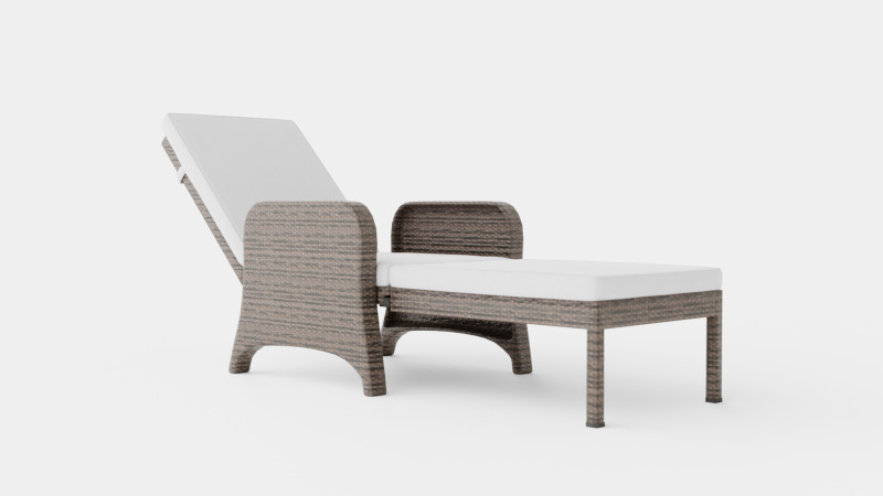 Paloma Foldable Sunbed 3D Модель .c4d .max .obj .3ds .fbx .stl .blend 