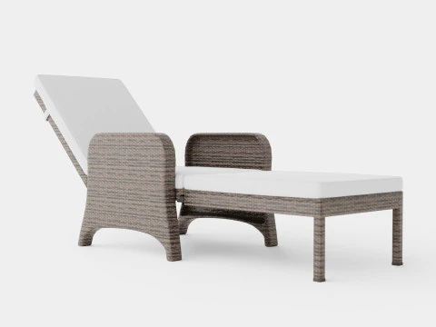 Paloma Foldable Sunbed 3D Model