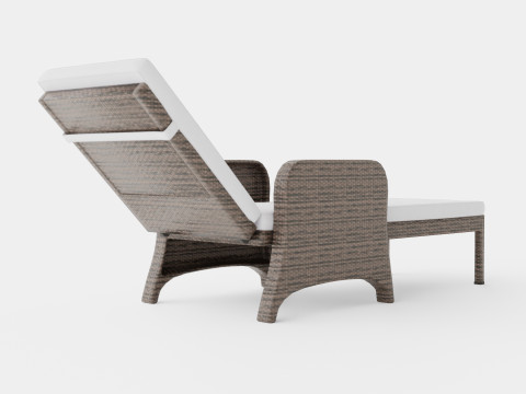 Paloma Foldable Sunbed 3D Модель