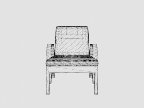 Paloma Foldable Sunbed 3D Модель
