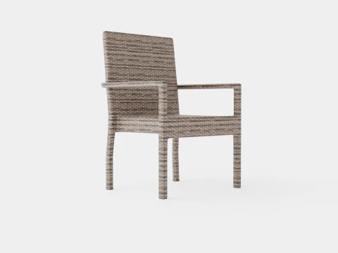 Kursi Paloma yang Dapat Ditumpuk Model 3D