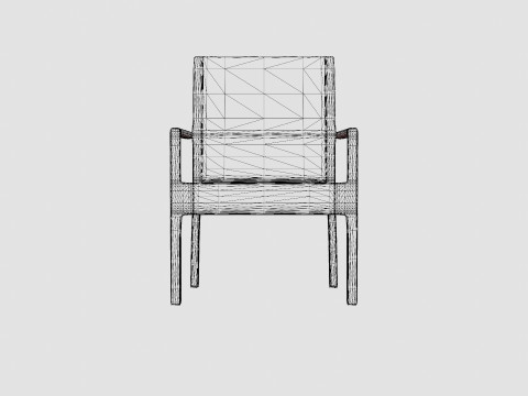 Paloma Stackable Chair 3Dモデル