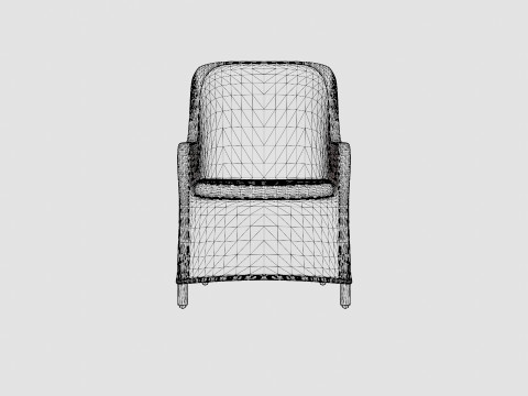 Paris Dining Chair Model 3D
