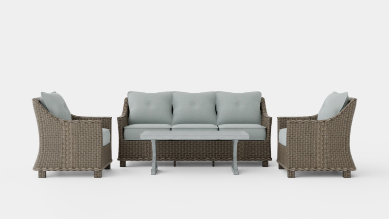 Paris Lounge Set 3D Model .c4d .max .obj .3ds .fbx .stl .blend 