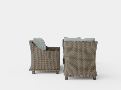 Paris Lounge Set 3D Model