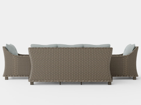 Paris Lounge Set 3D Model