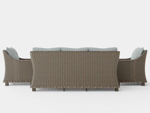 Paris Lounge Set 3D Model