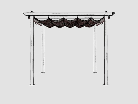Pescara Pergola 3D Model