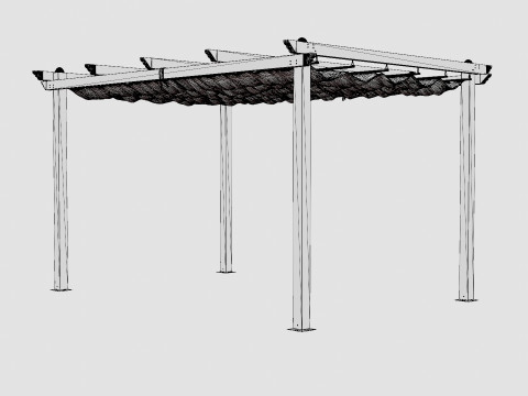 Pescara Pergola 3D Model