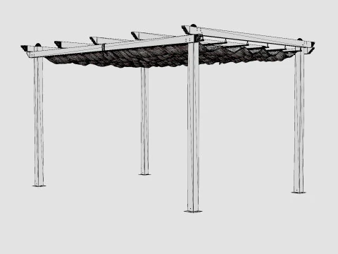 Pescara Pergola 3D Model