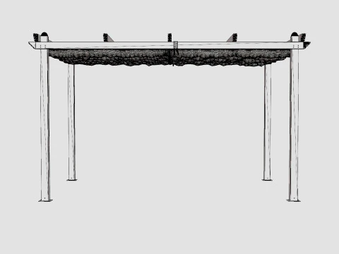 Pescara Pergola 3D Model