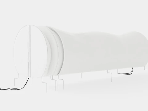 심기 채널 3D 모델