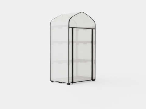 PVC MINI GREENHOUSE 3D Model