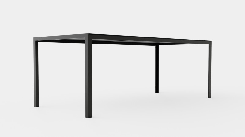 Rimini Dining Table 3D Model .c4d .max .obj .3ds .fbx .stl .blend 