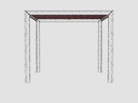Rimini Dining Table 3D Model