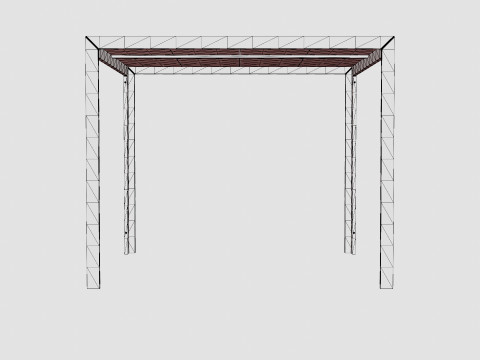 Rimini Dining Table Modèle 3D