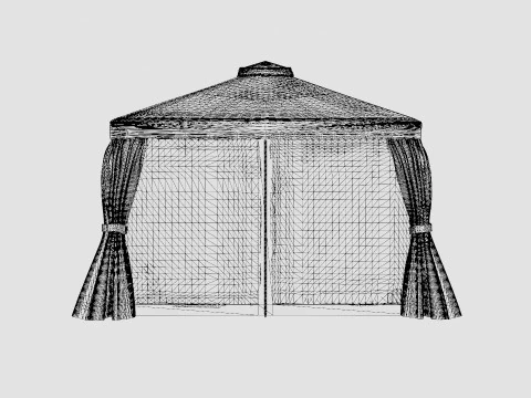 Roma Gazebo 3D Model
