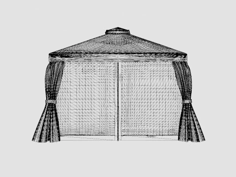 Roma Gazebo 3D Model
