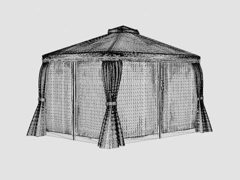 Roma Gazebo 3D Model