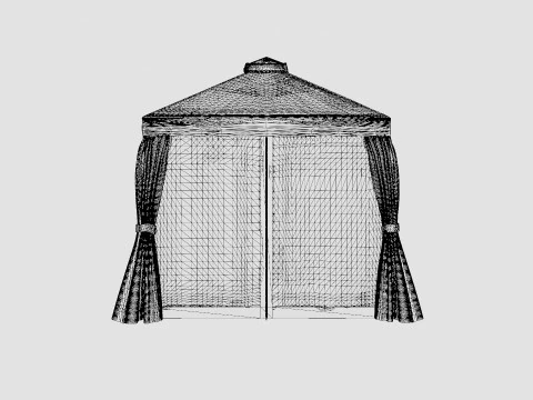 Roma Gazebo 3D Model