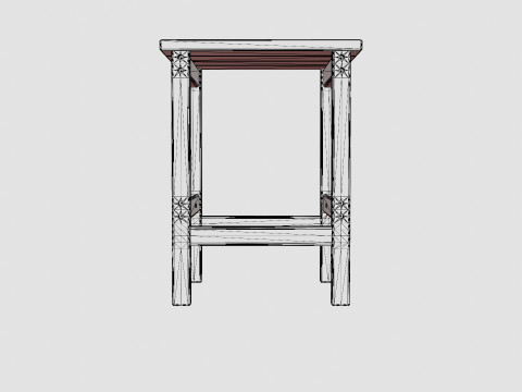 Rovato Lounge Table 3D Model