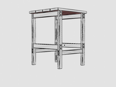Rovato Lounge Table 3D Model