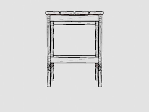 Rovato Lounge Table 3D Model