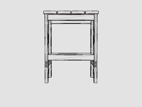 Rovato Lounge Table 3D Model