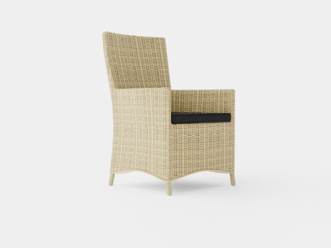 Salao Dining Chair 3D Model