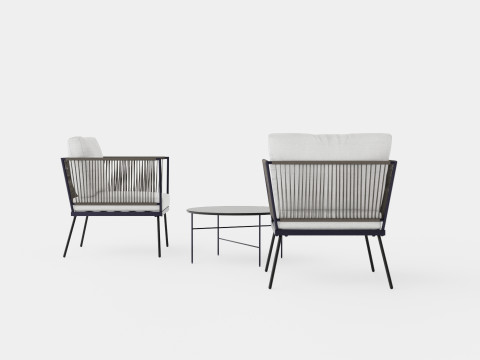 Salerno Cafe Set Model 3D