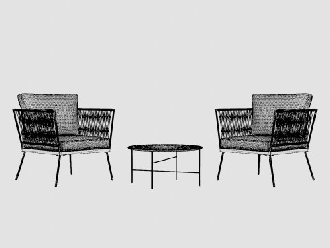 Salerno Cafe Set Model 3D