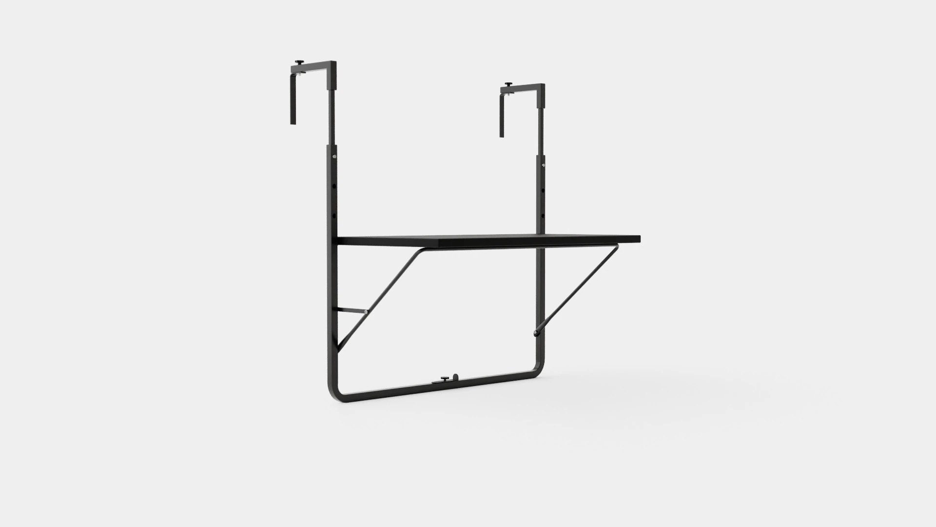 Salisbury Hanging Balcony Table 3D Model .c4d .max .obj .3ds .fbx .stl .blend