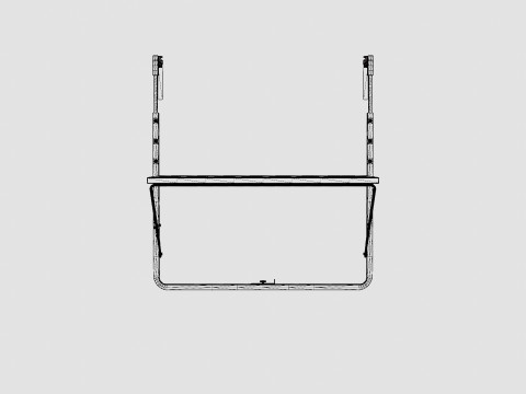 Salisbury Hanging Balcony Table 3D Model