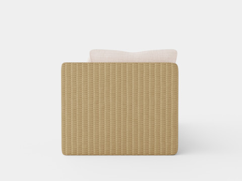 Santorini left chaise lounger 3D Модель