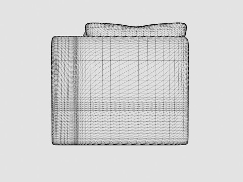 Santorini modular corner chair 3D 모델