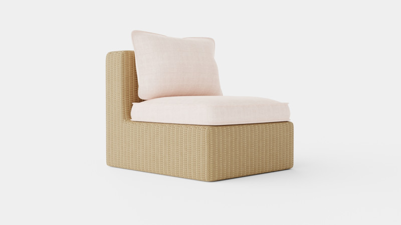 Santorini modular side chair 3D Model .c4d .max .obj .3ds .fbx .stl .blend 