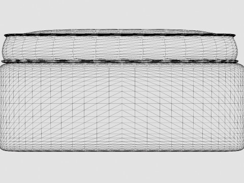 Santorini ottoman 3D Model