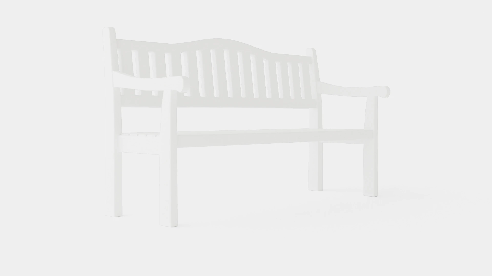 Sara Bench 3D Model .c4d .max .obj .3ds .fbx .stl .blend 