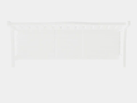 Sara Bench 3D Model