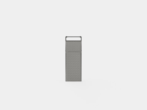 Savona Sunlounger Black and Grey 3D Model