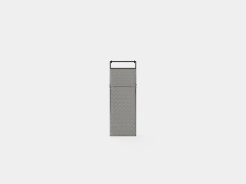 Savona Sunlounger Black and Grey 3D Model