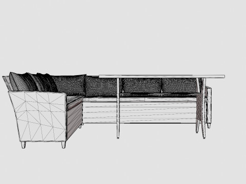 Sevilla Corner Set Modelo 3D
